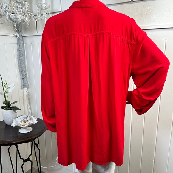 Christmas Red  Rock & Republic Like New Size XXL  Runs small Hangs nice - Picture 3 of 7